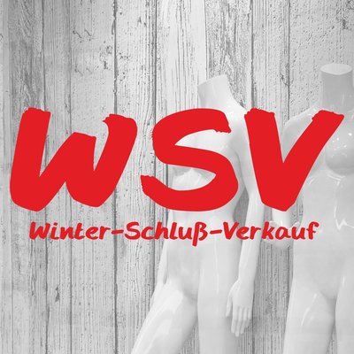 Folienbeschriftung WSV Winter-Schlu-Verkauf