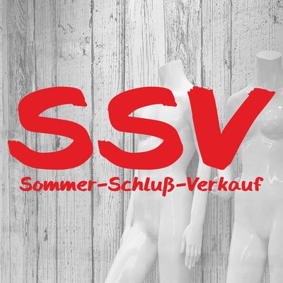 Folienbeschriftung SSV Sommer-Schlu-Verkauf