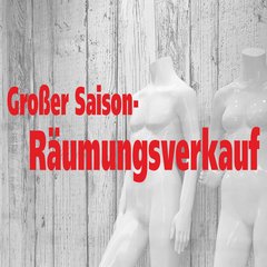 Folienbeschriftung Groer Saison-Rumungsverkauf 110 cm...