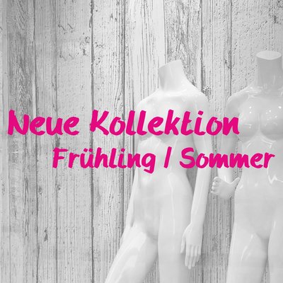 Folienbeschriftung Neue Kollektion - Frhling / Sommer